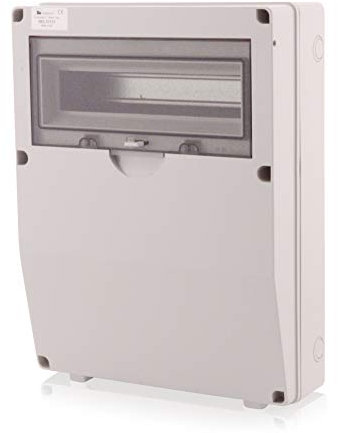 Baustromverteiler Starkstrom Aufputz Installationsgehäuse Abzweigkasten Kunststoffgehäuse | 6-8 CEE Steckverbindungen | 440x340mm | IP65 | Verteilerkasten, Leergehäuse Industriegehäuse