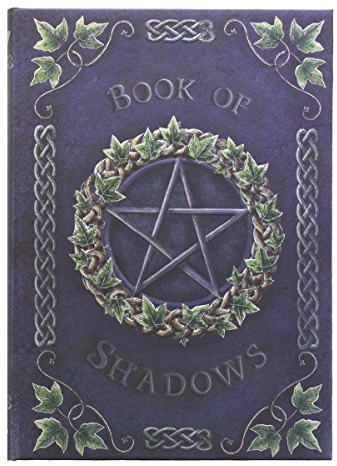 Nemesis Now Book of Shadows Efeu geprägtes Papier, 17 cm, beschichtet, holzfrei, blau
