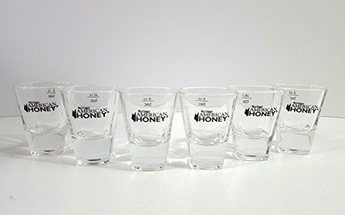 American Honey Shot - Gläser Set - 6 x 0,2cl Whisky Bar