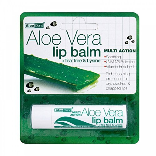 Aloe Dent Aloe Vera Lip Balm 4g (Pack of 12)