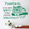 Vinyl Wandtattoo Zitat Alice im Wunderland Phantasie ist einzige Waffe im Krieg gegen Wirklichkeit Cheshire Cat Cheshire-Katze Edamer-Katze Grinsekatze Wandaufkleber Wandsticker Wohnzimmer MS193