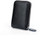 AirZyx Porte Cartes de Crédit Cuir Fermeture Eclair (Noir)