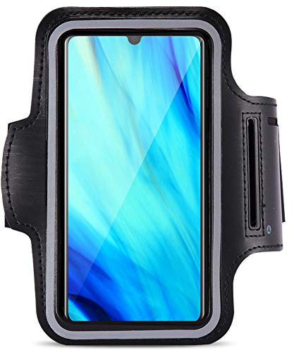 NAUCI Jogging Tasche kompatibel für Huawei P30 Handy Hülle Sport Lauf Armband Fitnesstasche