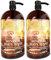 Dead Sea Collection Shower Gel for Women and Men - Body Wash with Pure Dead Sea Minerals and Sweet Almond Oil - Cleanses and Moisturizes Skin - Pack of 2 (1000 ml. each)