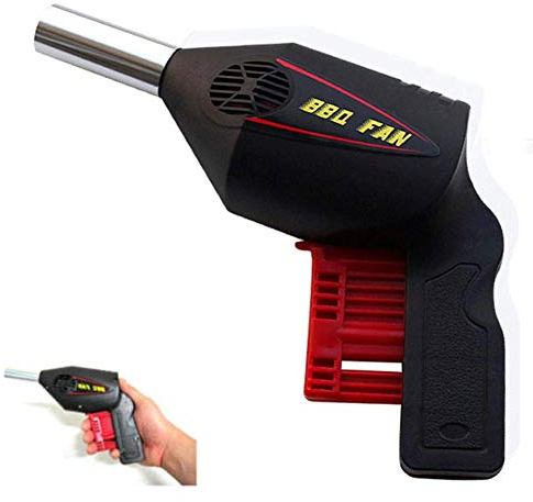 VIONNPPT - Souffleur Portable pour extérieur - Outil de Gril - Pressez manuellement - pour Barbecue, Camping, Fourniture de Barbecue, Ventilateur, souffleur