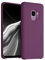 kwmobile Hülle kompatibel mit Samsung Galaxy S9 Hülle - Silikon Handy Case - Handyhülle weiche Oberfläche - kabelloses Laden - Magenta Lila