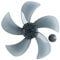 JEATHA Pale del Ventilatore Universale 5 Foglie Fan Blade Ventilatore Ricambio Lama di Plastica Sostituzione dei Ventilatori a Piantana/Pavimento/da Tavolo Grigio D 14 Inch Taglia unica