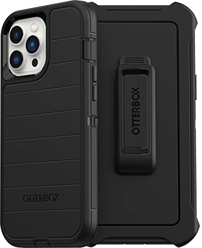 OtterBox Defender Series Case for Apple iPhone 13 Pro Max - Non-Retail Packaging (Black)