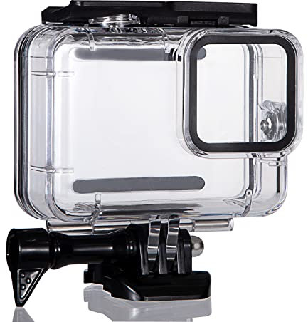 GUNGY Custodia Impermeabile Compatibile con GoPro Hero 9/10/11 Black Custodia Protettiva Subacquea 45M con Vite lunga e Base Montaggio