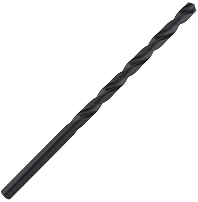 UK DRILLS - High Speed Steel (HSS) Long Drill Bits - Fully Ground, Straight Shank Tool Bit - To be used on Steel, Wood & Similar Materials - 5 x 9.5mm | 3/64