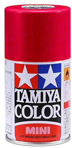 TAMIYA 85018-000 85018 Peinture acrylique Rouge (métallique) TS-18 Spray 100 ml