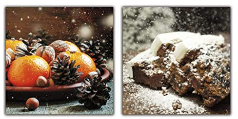 Box of 16 Festive Foods in Aid Of Mind Charity Christmas Cards In 2 Designs 557013