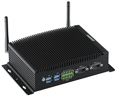 FANPEEC Industriale Mini PC Core i5-8260U, 8GB DDR4 RAM 128GB SSD, Mini PC Senza Ventola 4K Triplo Display 2xHD+DP, WiFi 5, BT 4.2, GPIO, 2 x Gigabit Lan, Mini computer Windows 11 Pro/Win 10/Linux