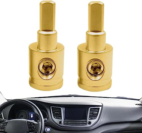 Connettori per cavi audio auto – Morsetti in filo di ottone per auto auto, morsetti per cavi in ottone, morsetti per cavi Tsuchiya