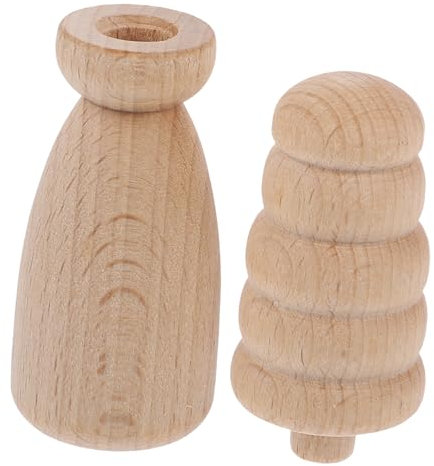 SAFIGLE Hölzerne Puppe unbehandeltes Baumholz Diy-Peg-Puppen dartscheibe kinder scheibengardinen deko leere Holzpuppen Leute pfeifen Cosplay Lieferungen Marionette Ornamente schmücken