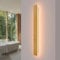 AOEH LED Wandleuchte Innen Holz Wandlampe Dimmbare Mit Fernbedienung Lange Wandleuchte Aus Bambus 29W Lampen Holz Wandbeleuchtung Modern Wandlampe Für Schlafzimmer Wohnzimmer Flur Treppenhaus,80cm