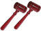 CIYODO Juego De 2 Mini Martillos De Juez De Madera Realistas Accesorios De Martillo De Tribunal Cómodos De Sostener Ideales para Cosplay De Niños Y Niñas.