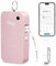 ORGSTA S001 Etiquetadora Bluetooth Portátil Impresora de Etiquetas Adhesivas Mini Etiquetadora Térmica para Hogar, Oficina, Escuela, 2000 mAh Batería incluida Compatible con iOS y Android
