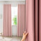 NINGBAI Gardinen Blickdicht Vorhänge 50 x 180 cm Isolierend Kälteschutz Sonnenschutz Gardinen Lärmschutzvorhang für Jedes Fenster, Rosa
