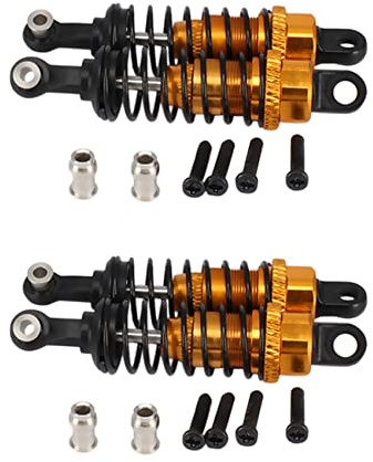 Kznifmk 4 Pcs Oil Adjustable 65mm Damper for Rc Car 1/18 A959 K929