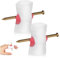 BESTonZON 2er-Pack Nagel-durch-Finger-Requisiten – Gruseliges Streichspielzeug Für Halloween Realistische Blutige Nageltrick-Requisiten Sicher Und Bequem Für Partys