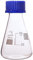 Camlab Graduated 3,3 Borosilicate Glass Conical Flask, With Screw Cap and Liner, Erlenmeyer, Chemically Resistant and Heat Resistant, 50ml Glass Beaker, Pack of 1