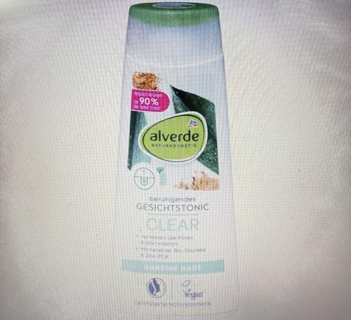 alverde NATURKOSMETIK Gesichtstonic Clear, 200 ml