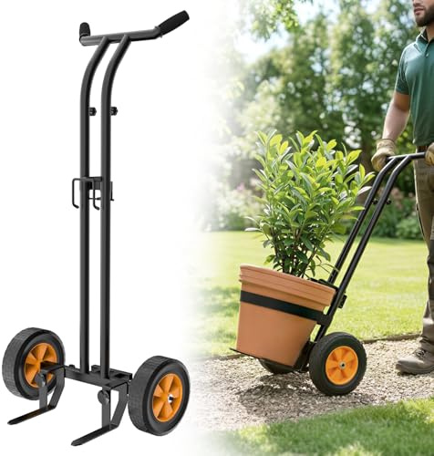 Housolution Plant Caddy with Wheels, Heavy Duty Plant Dolly for Big Pots