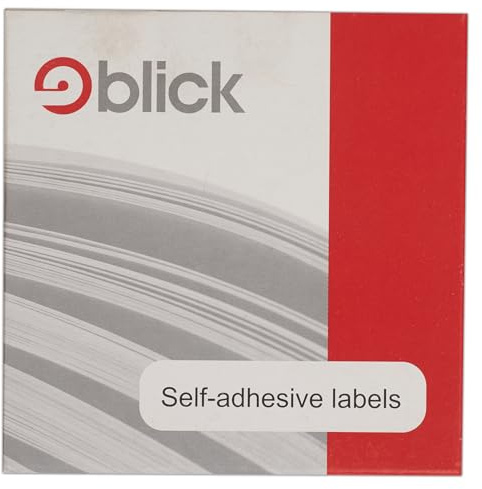 Blick Labels, Orange, Self Adhesive Stickers Dispenser Pack, Rectangular, 16mm x 22mm, 1440 Labels, for Home, Office, Family, School, Letters, Address