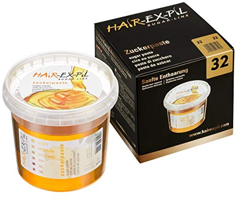 Hair-Ex-Pil Zuckerpaste 32 für den Intimbereich und sehr Hohe Umgebungstemperatur 400 g