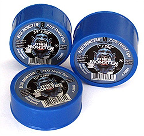 Millrose 70660 Monster Roll PTFE-Gewindedichtband, 1,3 x 260 cm, Blau