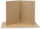 CD Foto-Hülle, Tasche u. Schlitz, braun, Kraftkarton - 10er Pack