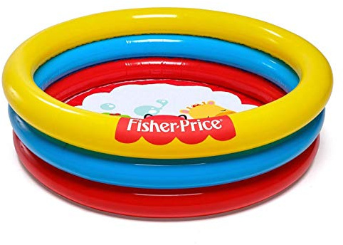 Bestway 93501 Fisher-Price Paddling Pool with 25 Ball Toys