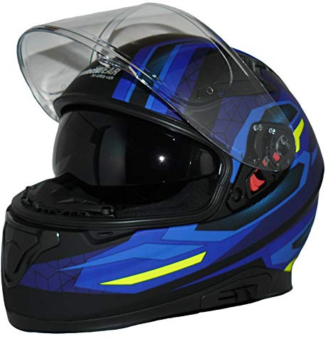 protectwear Integralhelm mit Sonnenblende 917-BS-XS