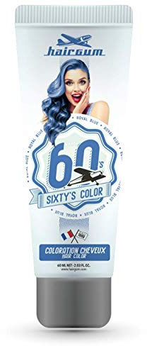 Hairgum Sixty'S Color, Royal Blue 60 ml