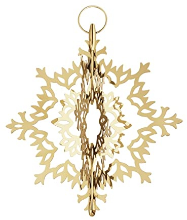Georg Jensen Tree Topper Eisblume - Gold plattiert von Sanne Lund Traberg