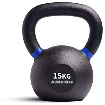 ZXQZ Small dumbbell Kettlebells, Matte Non-slip Handle Dumbbells, Pure Iron Cast Kettlebell, for Abdominal Arm Buttocks Training Fitness dumbbell (Color : Black)