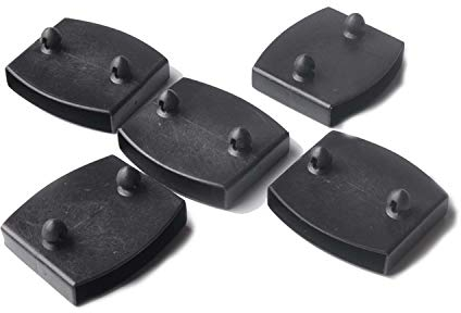 XIAONAN 55-56mm 20PCS Lattenhalter (Lattenrost) für Mittelschiene Ersatz Bett Lamelle Inhaber Kits Plastik Center Kappen Inhaber Breite 55 mm x Höhe 9 mm (Innenmaß)