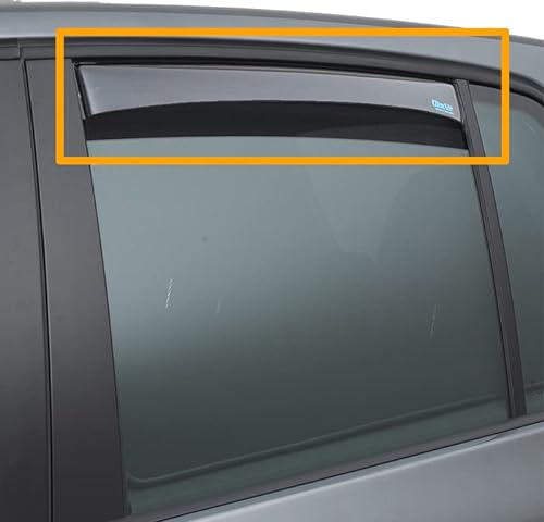 Hintere Windabweiser (1 Set) für die Fahrer und Beifahrerseite-CLI0044514 passend für Mercedes C-KLASSE S205 T-Modell TYP W204, SW, 5-Door, 2014- T-Modell (Kombi)