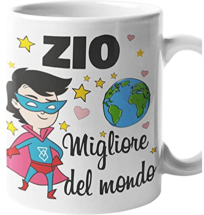 Colorfamily tazza mug Zio sei la migliore del mondo idea regalo per il Zio