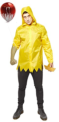 Amscan - Erwachsenenkostüm Georgie, gelber Regenmantel, ES, Halloween