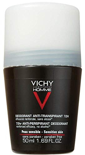 Vichy Homme 72Hr Anti-Transpirant Deodorant, 50 ml