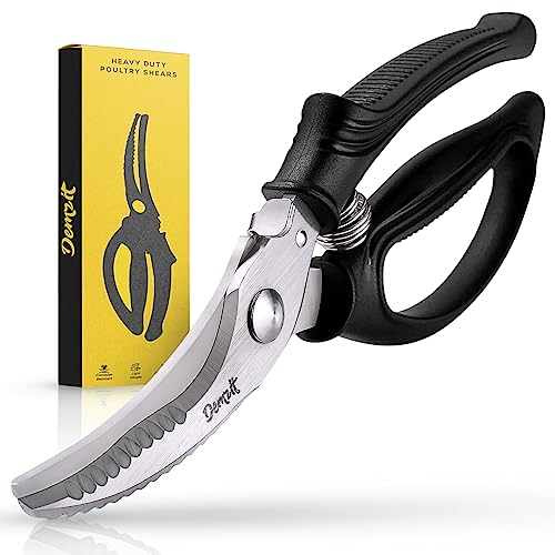 Poultry Shears, Kitchen Scissors for Food With Safety Lock, Kitchen Shears for Food, Meat Scissors, Bone Cutter, Chicken Cutter