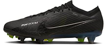 Nike Zoom Mercurial Vapor 15 Elite SG-PRO Anti-Clog Traction, Soft-Ground Soccer Cleats Uomo, Black/Dk Smoke Grey-Summit White-Volt, 40 EU