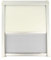 Verdunklungsrollo Kassettenrollo - versch. Größen - Ivory oder Grau Insektenschutz Verdunklung rahmenlose Fenster Wohnwagen Wohnmobil Camping (Grau, 80 x 65 cm)