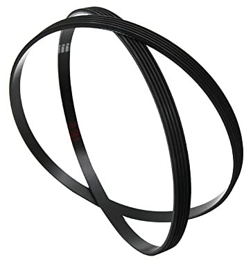 Argerrant Courroie d'entraînement en Caoutchouc 2 pièces 5PJ605 PJ 605 238J Remplacement de Courroie trapézoïdale à 5 Nervures pour Rabot d'épaisseur CHARNWOOD W588 TH-SP-204