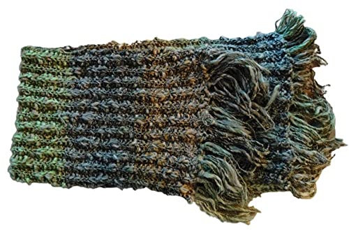 ca. 180 x 20 cm Wollschal Schal handgestrickt gestrickt Strickschal XL