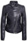 QUEEN HELENA Giacca Biker in Ecopelle Moto Giacchetta Casual Elegante Motociclista Giubbino Corto Donna Y (XL, Nero)