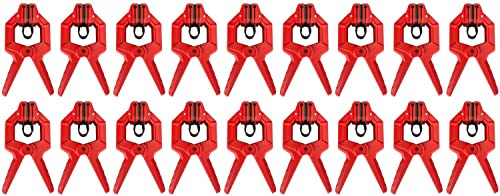 Viking Mountain Tool Works Edge Clamps 18 Pack for Shelving, Cabinet Edges, Plywood Edging, Laminations
