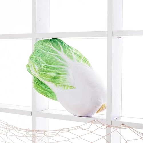 NURCIX Plüschtier 40Cm Simulation Plüschtier Plüschtier Simulation Kohl Kissen Plüschtier Simulation Gemüse Puppe Ornament Raumdekoration Urlaub Geburtstagsgeschenk